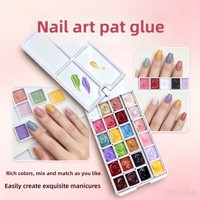 Nouveau vernis à ongles gel rotatif personnalisé avec logo, 18-24 compartiments, dégradé haute saturation, type transfert Pat Pat