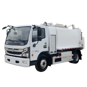 รถบรรทุกเก็บขยะในครัว 8 คิว รถขนส่งขยะอาหาร รับผลิตตามแบบ OEM รถบรรทุกขยะอาหารแบบกำหนดเองได้ - Product Image 1