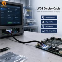 LVDS-Kabel Dual 20453 Bildschirmverbindungs-Kabelbaum Kundenspezifische Montage LCD-Display Industriemonitor Medizinische Geräte PVC RoHS