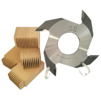 160mm empilable carbure TCT doigt Joint Shaper tête de coupe pour bois broche Mouder doigt dégauchisseuse Machine 2T