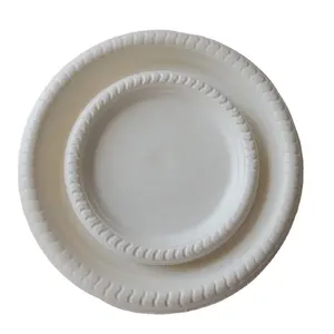 Assiette en plastique à compartiment jetable Green Energy assiette pla cpla vaisselle 100% amidon de maïs vaisselle assiette de dîner