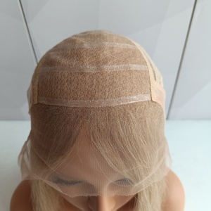 Bestseller Handgeknüpfte HD-Lace Silk Top Weft Back Medizinische Perücke mit Rutschfestem Silikon Premium Chinesisches Rohhaar Atmungsaktive Langhaarperücke - Product Image 4
