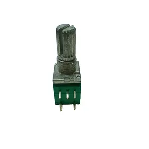 9mm metal shaft straight foot 5-pin stereo adjustable resistance switch potentiometer 1k 5k 10k 20k 50k 100k 200k 250k 500k 10K