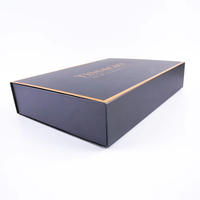 Boîte cadeau magnétique pliable avec logo personnalisé, emballage de luxe pour chaussures et vêtements, grand format, en carton