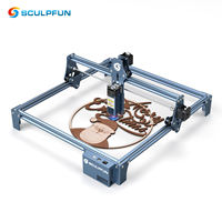 Machine de gravure et de découpe laser à diode SCULPFUN S9 90W haute technologie pour bois et acrylique avec assistance pneumatique et grille en nid d'abeille