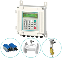 Akıllı ultrasonik Doppler akış ölçer açık kanal sıvı kütle su sayacı gaz sensörü ile OEM özelleştirilebilir