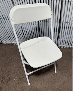 Silla plegable de plástico para uso comercial de bodas apilable - Product Image 2