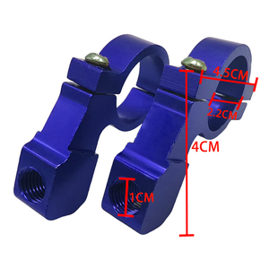 Rétroviseur de modification pour moto, base de réflecteur, support de rétroviseur, base de rétroviseur en alliage d'aluminium coloré - Product Image 3