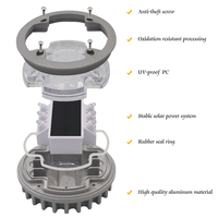 Prix fournisseur IP68 coque en aluminium étanche LED intégrées clignotantes goujon de route rond sans fil solaire goujon de route yeux de chat