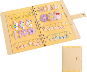 Organisateur de bandeaux mural en feutre, matériau polyester, design pliable pour rangement derrière la porte, style américain - Product Image 1