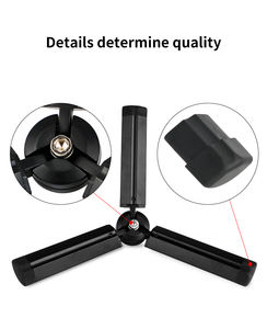 <span class=keywords><strong>Mini</strong></span> trípode ligero de escritorio, trípode de aleación de aluminio con llave de tornillo de 1/4 de pulgada para cámara DSLR ILDC, videocámara, proyector - Product Image 5