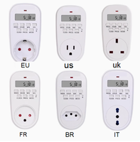 GETO2A 7 días ciclo programable tiempo digital relé temporizador enchufe interruptor de control de tiempo