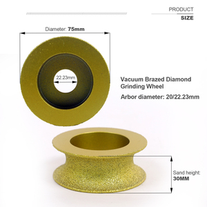 Disque de meulage brasé sous vide à délai de livraison court pour projets de rénovation urgents Disque de meulage diamanté brasé sous vide - Product Image 2