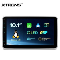 Autoradio universel 10,1 pouces à écran QLED avec CarPlay, Android Auto, DSP, entrée/sortie RCA, puce radio - XTRONS