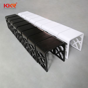 Chaise <span class=keywords><strong>de</strong></span> douche en pierre artificielle, <span class=keywords><strong>banc</strong></span> <span class=keywords><strong>de</strong></span> douche <span class=keywords><strong>de</strong></span> salle <span class=keywords><strong>de</strong></span> bain, tabouret <span class=keywords><strong>de</strong></span> douche en surface solide acrylique - Product Image 1