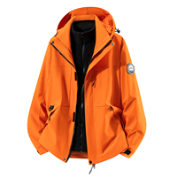 Outdoor-modejas voor koppels Stijlvol met uitneembare binnenvoering Warmte Fleece gevoerd Pluche Dik Windbestendig Waterdicht