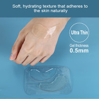Patchs Hydrogel Transparents Véganes à Marque Blanche, Masque Rafraîchissant Biodégradable pour les Yeux, Soin de la Peau, Usine GMPc