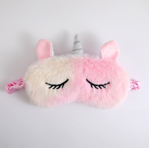 <span class=keywords><strong>Antifaz</strong></span> de Peluche Suave y Colorido <span class=keywords><strong>para</strong></span> <span class=keywords><strong>Dormir</strong></span>, Lindo <span class=keywords><strong>Unicornio</strong></span> de Dibujos Animados con Color Degradado, Protector de Ojos <span class=keywords><strong>para</strong></span> Niños - Product Image 2