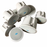 Système de haut-parleurs de plafond actifs BLE5.2, 6 pièces, 5,25 pouces, coaxiaux, 30-50W, éclairage LED RVB, ultra basse fréquence, pour la maison, téléphone portable