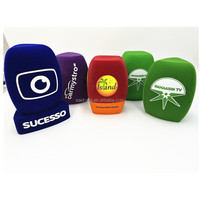 Filtres anti-pop en mousse imprimés pour microphones FM, protections anti-vent en éponge pour microphones portatifs, idéaux pour les interviews télévisées et la radio