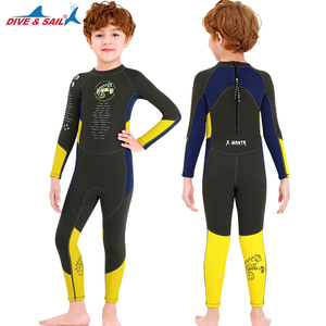 Nuevo <span class=keywords><strong>Traje</strong></span> de Buceo para Niños, <span class=keywords><strong>Neopreno</strong></span> de 2.5mm, <span class=keywords><strong>Traje</strong></span> de Baño Completo para Niños, <span class=keywords><strong>Traje</strong></span> de Buceo para Snorkel y Surf - Product Image 4