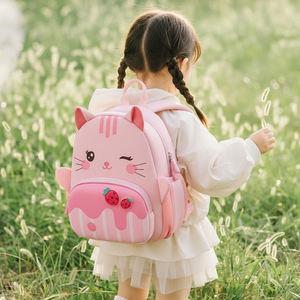 حقيبة ظهر عالية الجودة للأطفال بالجملة، حقيبة مدرسية لرياض الأطفال قابلة للتخصيص، مقاومة للماء من النيوبرين، للأولاد والبنات من 3-6 سنوات، تصميم لطيف - Product Image 2