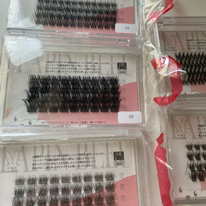 Segmented Faux <b>Mink</b> <b>Lash</b> Clusters Lightweight Natural Dark Matte Cluster <b>Lashes</b> for DIY <b>Lash</b> Extensions Cruelty-Free Custom Logo - Product Image 5