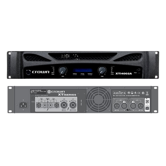 CROWN XTI4002A Professional Pure Rear-Facing Digital Amplifier for Stage, Conference, Club, and Multi-Function Power Amplifier