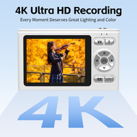 Kamera Digital Baru dengan Layar 2.8 inci Definisi Tinggi 4K 64 MP CCD Kartu SD untuk Vlog & Foto/Video Luar Ruangan