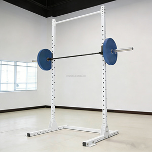 Support de Squat Robuste Noir en Acier 60x60mm avec Barres de Sécurité pour Salle de <span class=keywords><strong>Sport</strong></span> à Domicile - Product Image 4