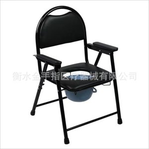 Silla <span class=keywords><strong>de</strong></span> baño plegable portátil <span class=keywords><strong>de</strong></span> acero al carbono antideslizante para personas mayores, uso en interiores - Product Image 3