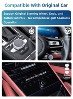 Module d'interface sans fil Dinpei CarPlay et Android Auto pour Chrysler 300c 2012-2014 Affichage Mirror Link Media Camera