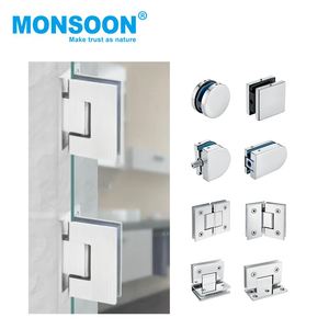 MONSOON hardware in acciaio inox senza cornice cornice a scomparsa pivot Specchio di vetro doccia cerniera della porta <span class=keywords><strong>per</strong></span> doccia occhiali - Product Image 6