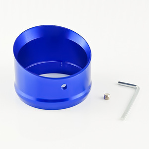 Cubierta de Tubo de Escape para Motocicleta Qiangye, de Aleación de Aluminio Azul, Pieza de Modificación para Salida de Escape, Ajuste Personalizado - Product Image 3