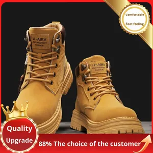 Botines con Cordones para Hombre, Otoño-Invierno 2025, Casuales, Deportivos, para Senderismo, Resistentes al Desgaste, con Suela Gruesa - Product Image 6