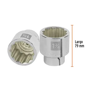 Boîte de 3 douilles à 12 points de 1-3/4 po, entraînement de 3/4 po, TRUPER - Product Image 2