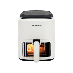 Nouveau four de friteuse à Air profond électrique affichage LCD numérique multifonctionnel appareil de cuisine domestique intelligent friteuse à Air en verre carré - Product Image 2