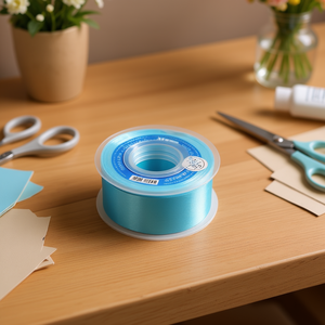 Nastro in Raso Ilan 3,8cm 25Y Blu Cielo per Forniture Artigianali - Product Image 2