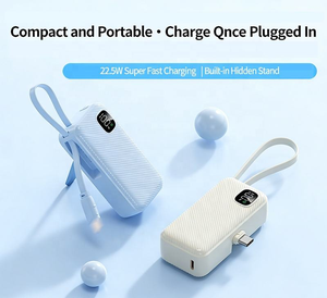 Batería Externa Portátil de Alto Rendimiento con Cables y Soportes para Tablets, al Mejor Precio de Fábrica - Product Image 3