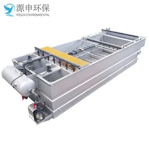 solid liquid separator daf system dissolved air flotation wastewater SS COD BOD reducing machine
