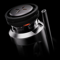 Chicha haut de gamme QUASAR en métal givré avec un design unique, écologique et durable, ensemble complet.