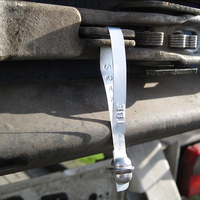 Nouveau design Joints à billes Joint de sangle en métal Serrure de porte de conteneur de remorque Numéro de série en relief