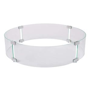 <span class=keywords><strong>Set</strong></span> di caminetti per interni esterni <span class=keywords><strong>accessori</strong></span> per <span class=keywords><strong>caminetto</strong></span> in vetro rettangolare personalizzato modello quadrato di protezione del vento - Product Image 4