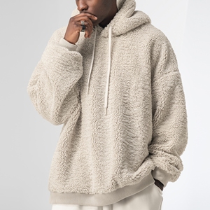 Sudadera Unisex de Forro Polar Grueso de Algodón Ecológico de Alta Calidad con Bordado 3D Personalizado para Invierno - Product Image 1