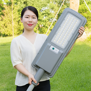 Lampadaire solaire de haute qualité avec poteau d'éclairage Led 100w 200w 400w 1000 <span class=keywords><strong>Watts</strong></span> extérieur étanche Vintage Post à l'extérieur - Product Image 1