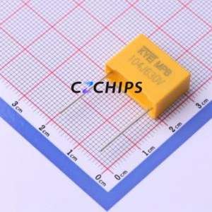 ตัวเก็บประจุฟิล์มโพลีโพรพิลีน (CBB) รุ่น PC104J2J1503 แบบ Through Hole (THT), ระยะขา P=15 มม. ความจุ 100nF ความคลาดเคลื่อน 5% แรงดัน 630V - Product Image 1