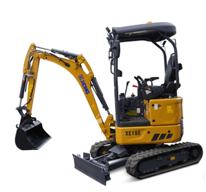 Excavatrice électrique XE19E avec accessoires polyvalents, moteur, pompe, boîte de vitesses, équipée de conduites, poignées électriques proportionnelles - Product Image 1