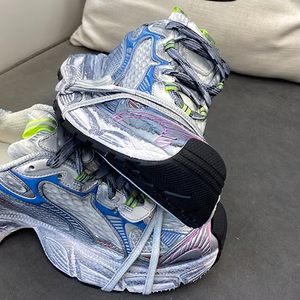 Baskets de sport décontractées 3XL personnalisables sur mesure, qualité supérieure, respirantes, antidérapantes, amortissantes, légères, en maille - Product Image 5
