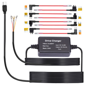 กล้องติดรถยนต์บันทึกภาพแบบไทม์แลปส์ สายไฟฟ้าสำหรับกล้องติดรถยนต์ สายไฟ GPS tracker สายไฟสำหรับติดตั้ง GPS tracker จัดส่งข้ามประเทศ L147 - Product Image 1