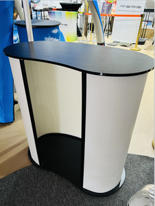 Vendite calde mostra portatile di alta qualità Display in PVC contro la curva della fiera tavolo di promozione da Meris - Product Image 5